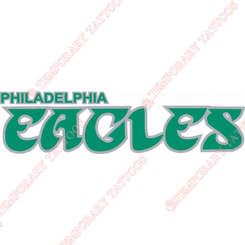 Philadelphia Eagles Customize Temporary Tattoos Stickers NO.674